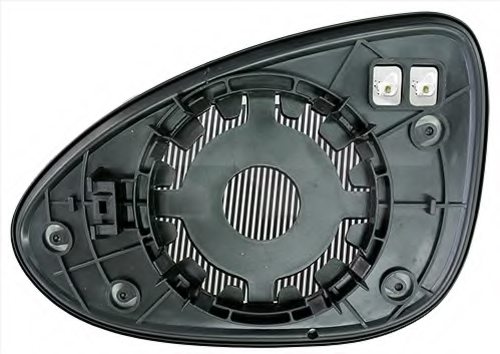 TYC 306-0023-1 Mirror Glass, outside mirror